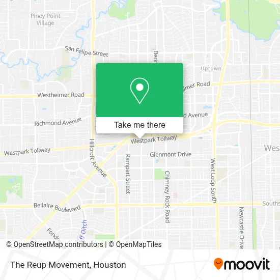 The Reup Movement map