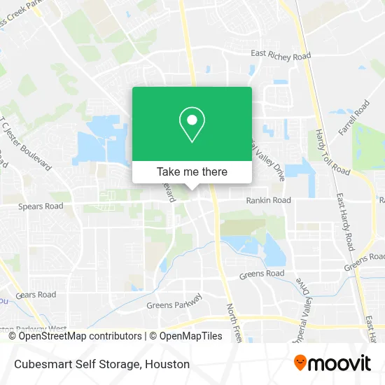 Cubesmart Self Storage map