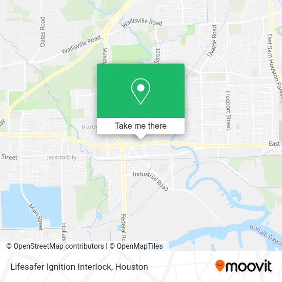 Lifesafer Ignition Interlock map