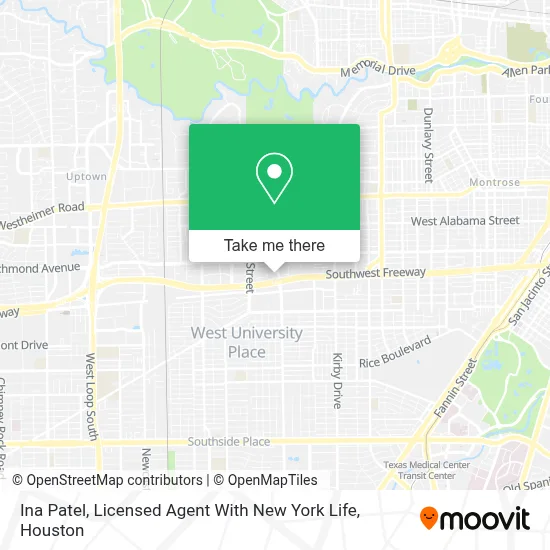 Ina Patel, Licensed Agent With New York Life map