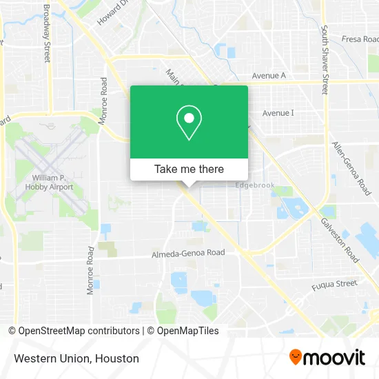 Western Union map