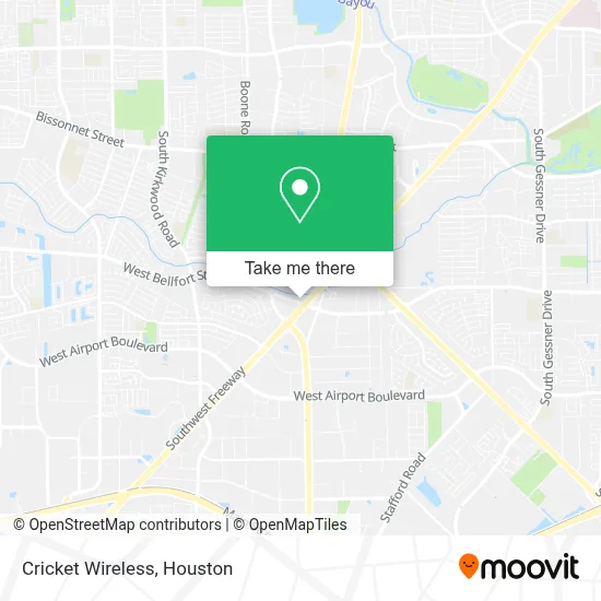 Cricket Wireless map