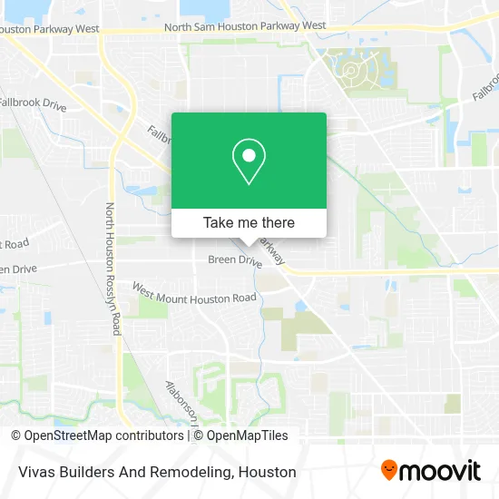 Vivas Builders And Remodeling map