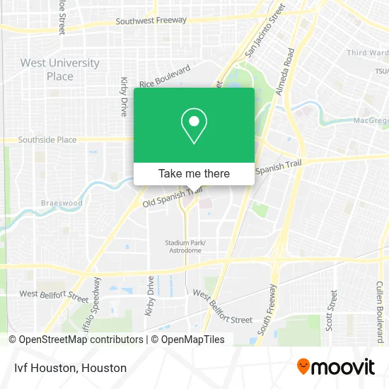 Ivf Houston map