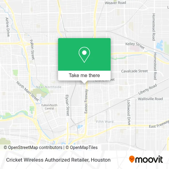 Cricket Wireless Authorized Retailer map