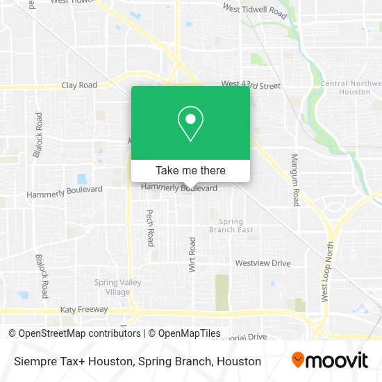 Siempre Tax+ Houston, Spring Branch map