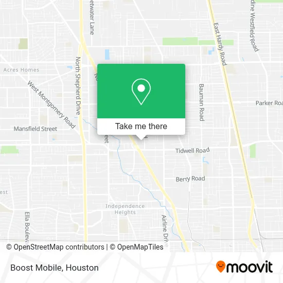 Boost Mobile map