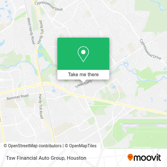 Tsw Financial Auto Group map