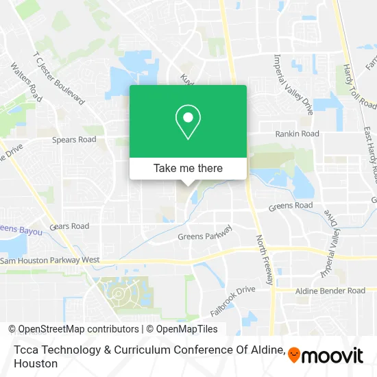 Tcca Technology & Curriculum Conference Of Aldine map