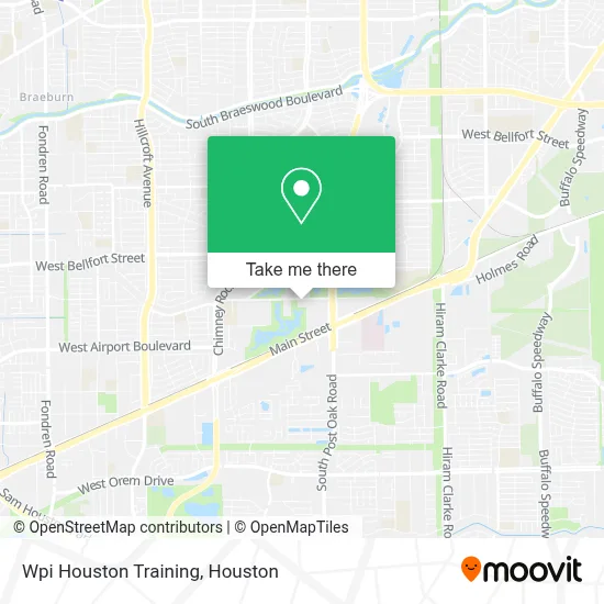 Wpi Houston Training map