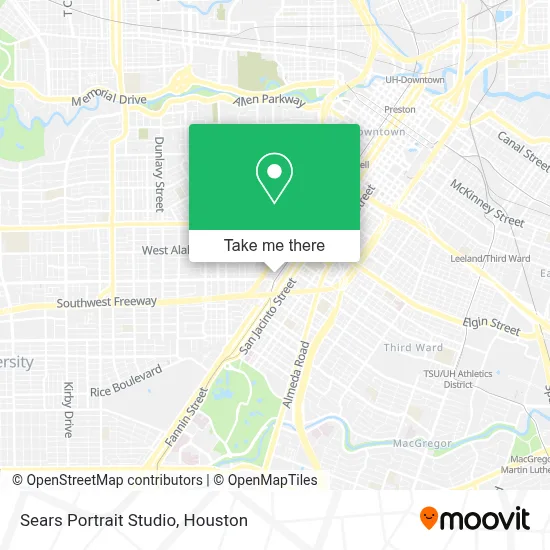 Sears Portrait Studio map