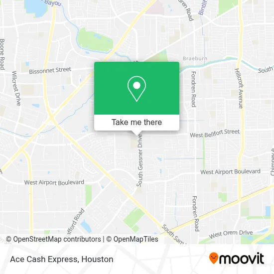 Ace Cash Express map