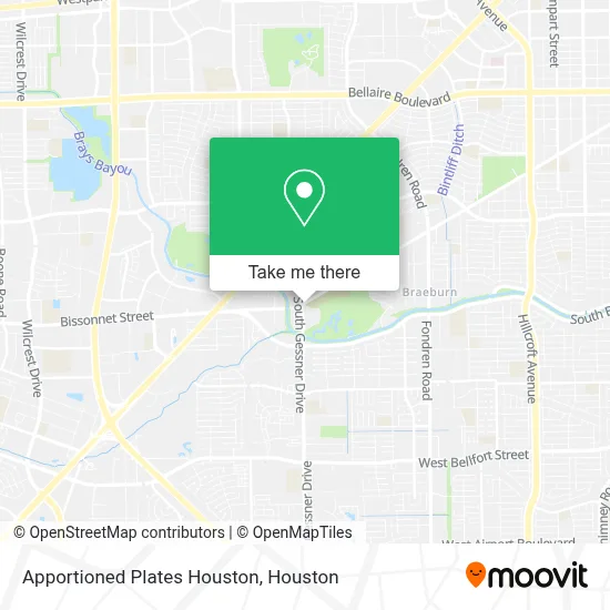 Apportioned Plates Houston map