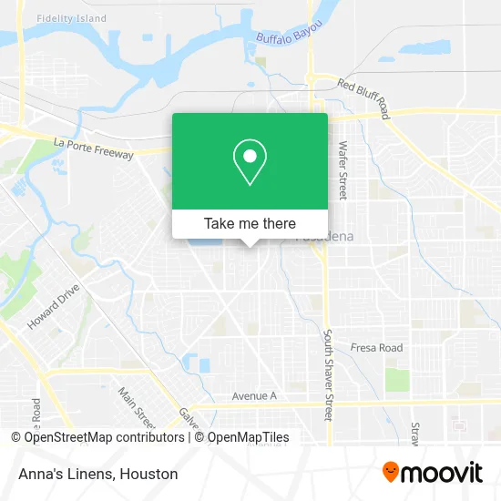 Anna's Linens map