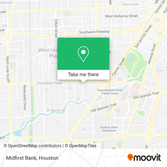 Midfirst Bank map