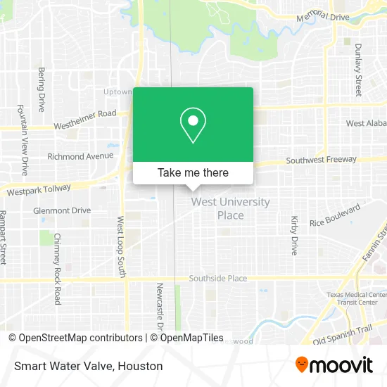 Smart Water Valve map