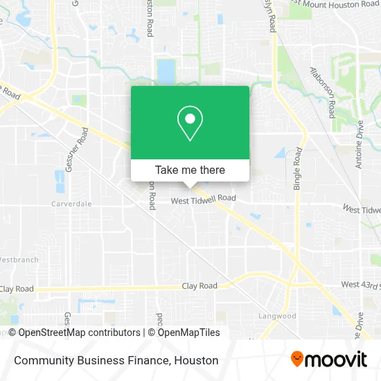 Community Business Finance map