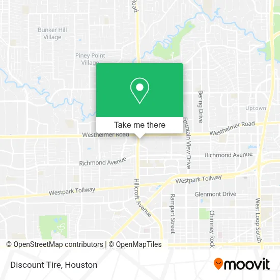 Discount Tire map