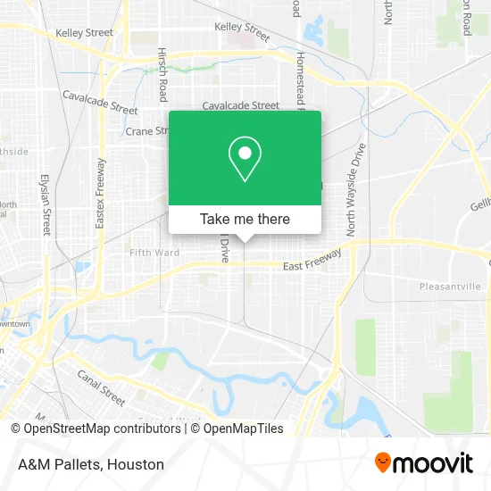A&M Pallets map