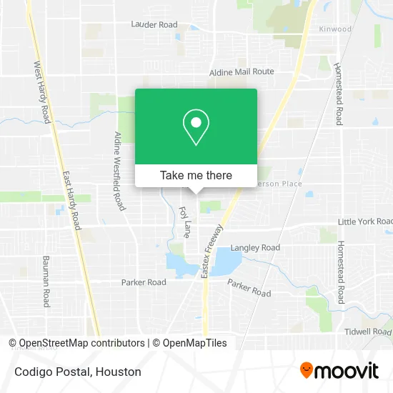 Codigo Postal map