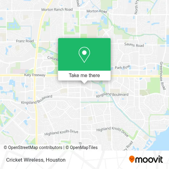 Cricket Wireless map