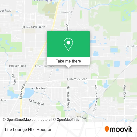 Life Lounge Htx map