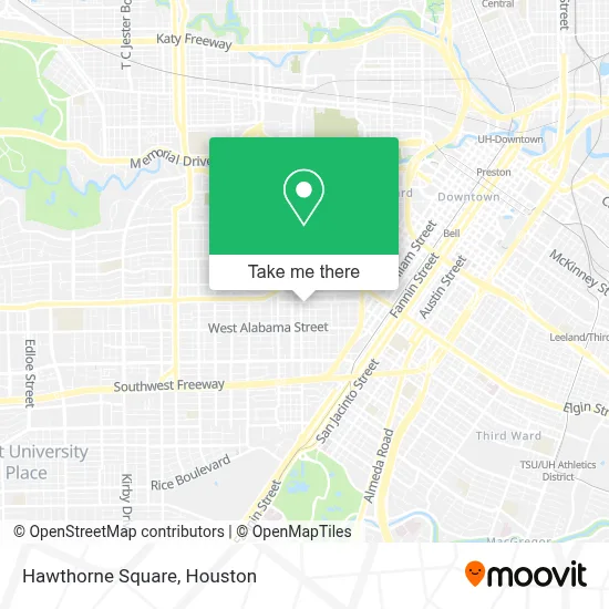 Hawthorne Square map