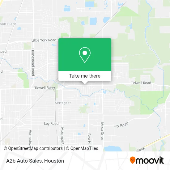 A2b Auto Sales map