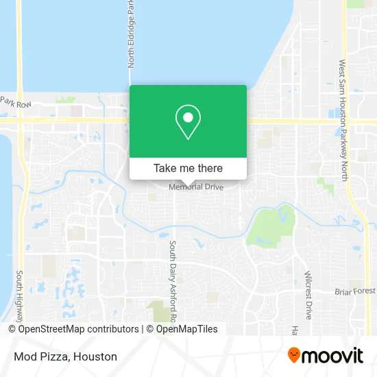Mod Pizza map
