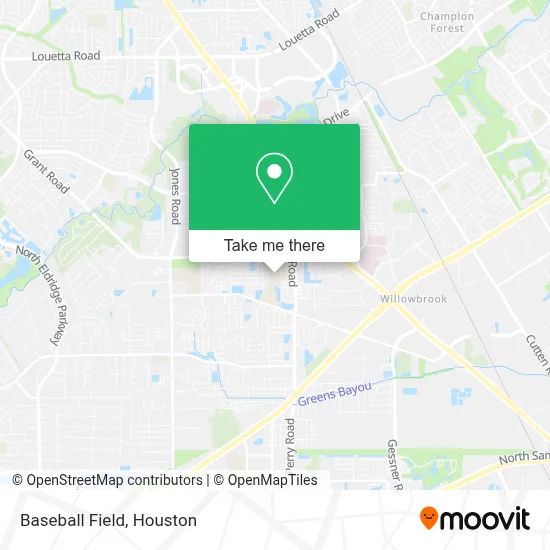 Baseball Field map