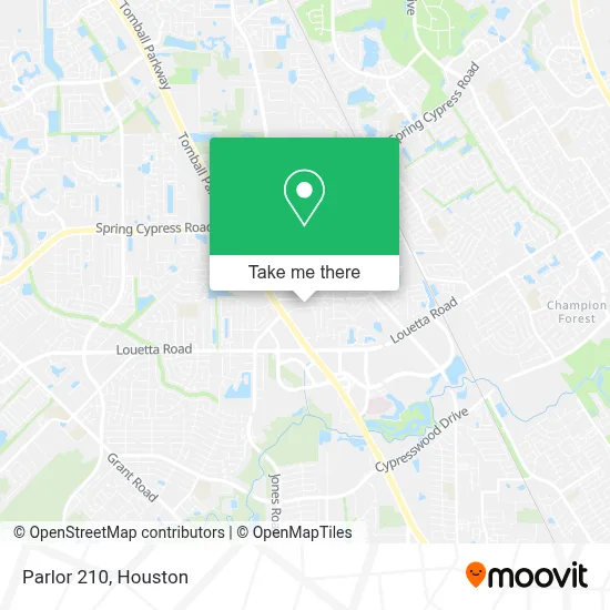 Parlor 210 map