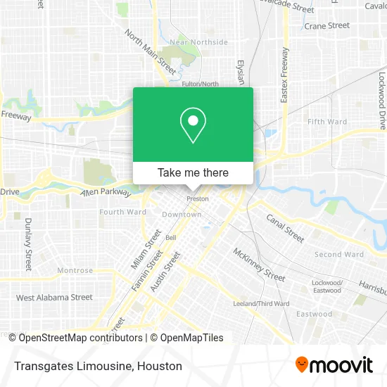 Transgates Limousine map