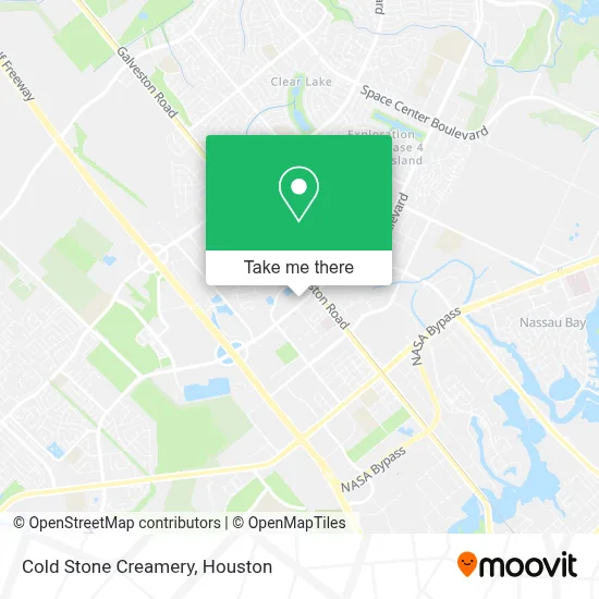 Cold Stone Creamery map