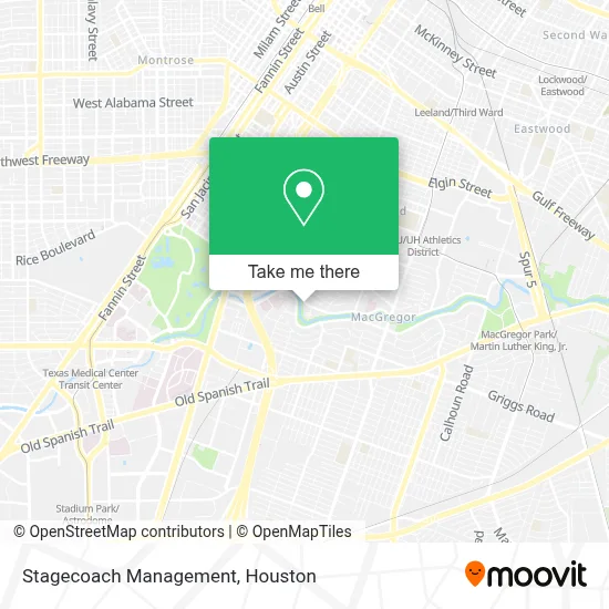 Stagecoach Management map