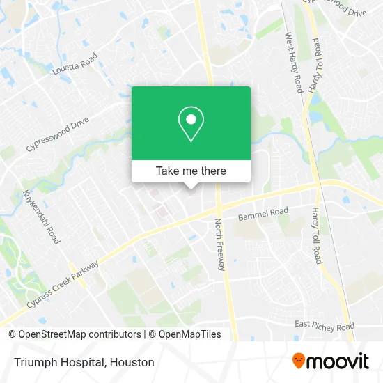 Triumph Hospital map