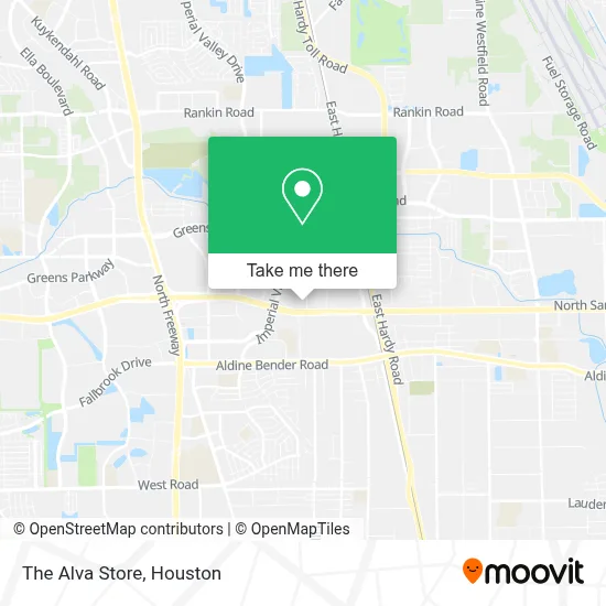 The Alva Store map