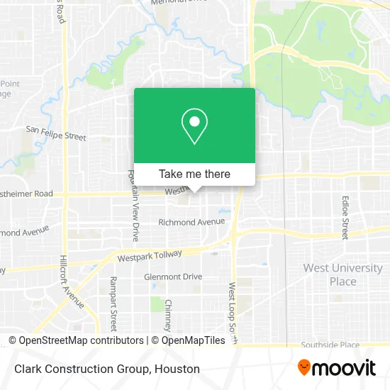 Clark Construction Group map