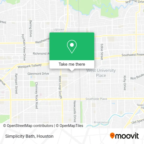 Simplicity Bath map