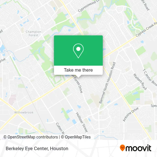 Berkeley Eye Center map