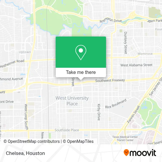 Chelsea map