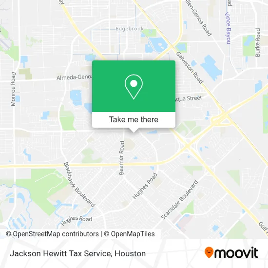 Jackson Hewitt Tax Service map