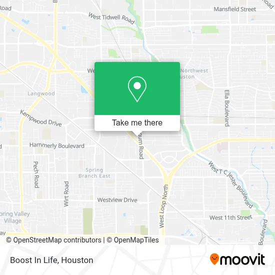 Boost In Life map
