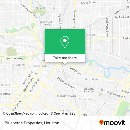 Blueberrie Properties map