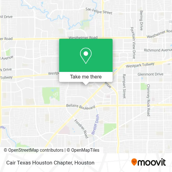 Cair Texas Houston Chapter map