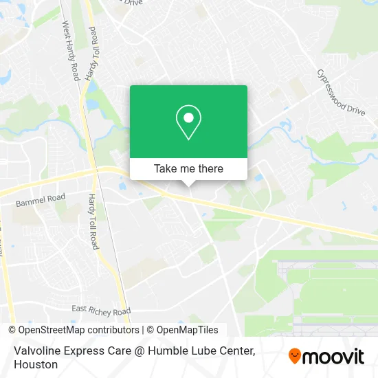 Valvoline Express Care @ Humble Lube Center map