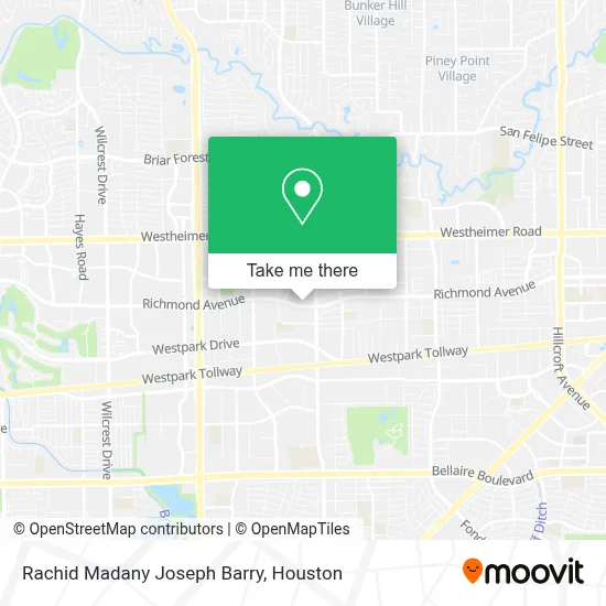 Rachid Madany Joseph Barry map