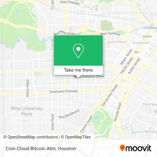 Coin Cloud Bitcoin Atm map