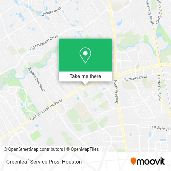 Greenleaf Service Pros map