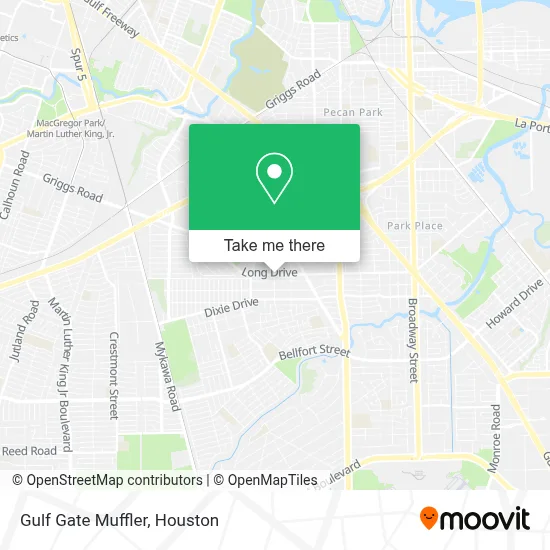 Gulf Gate Muffler map