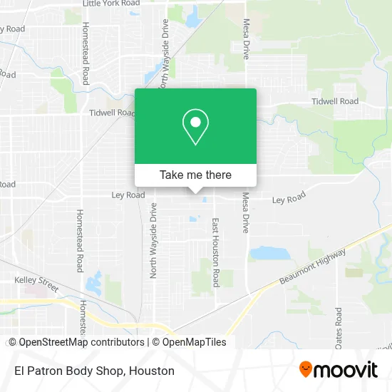 El Patron Body Shop map